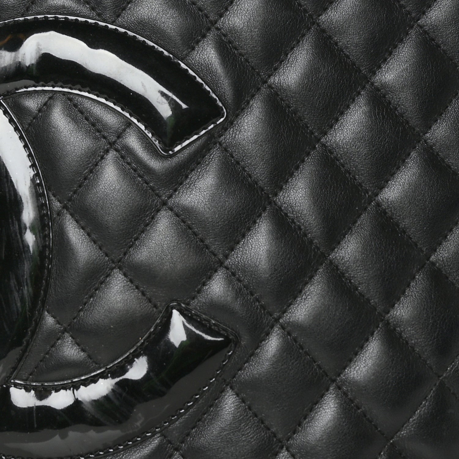 Chanel Calfskin Quilted Medium Cambon Tote Black 8 of 10