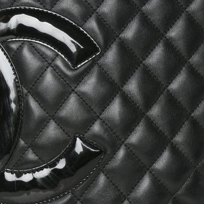 Chanel Calfskin Quilted Medium Cambon Tote Black 8 of 10