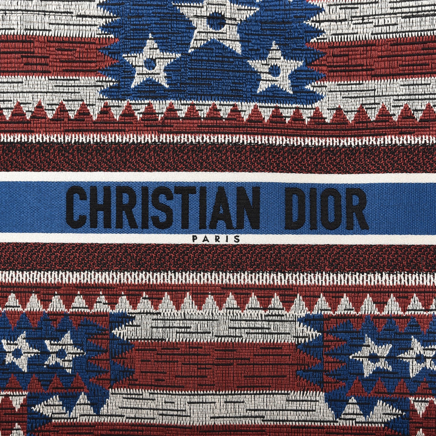 Canvas Embroidered Exclusive US Book Tote Multicolor