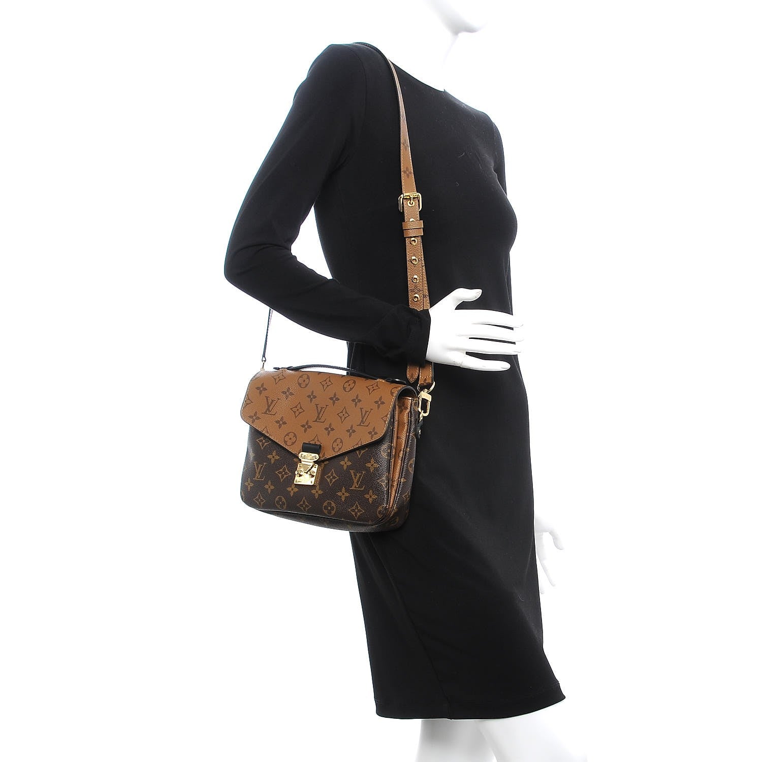 Louis Vuitton Reverse Monogram Pochette Metis 2 of 8