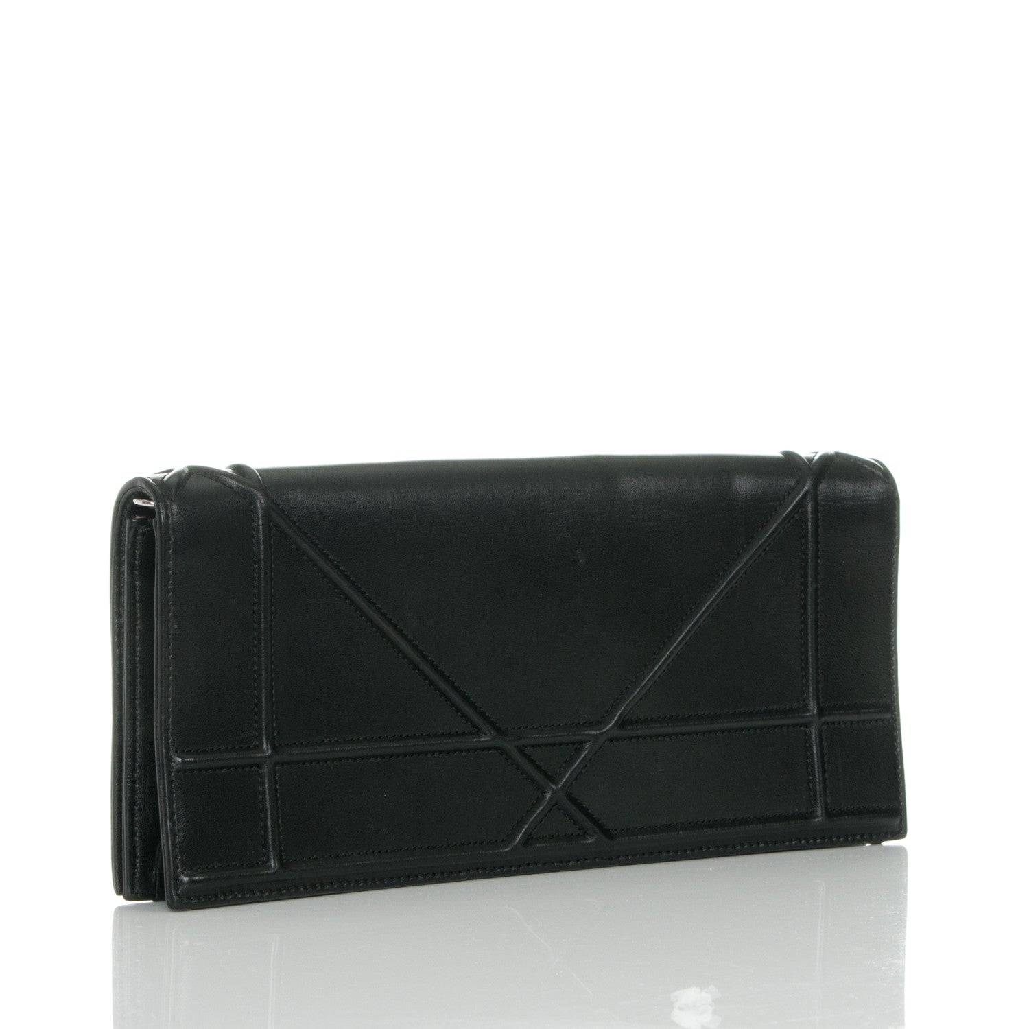 Christian Dior Lambskin Diorama Pochette Black 3 of 6