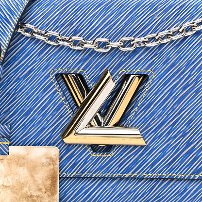 Louis Vuitton Epi Twist Shoulder Bag MM Denim Light 7 of 10