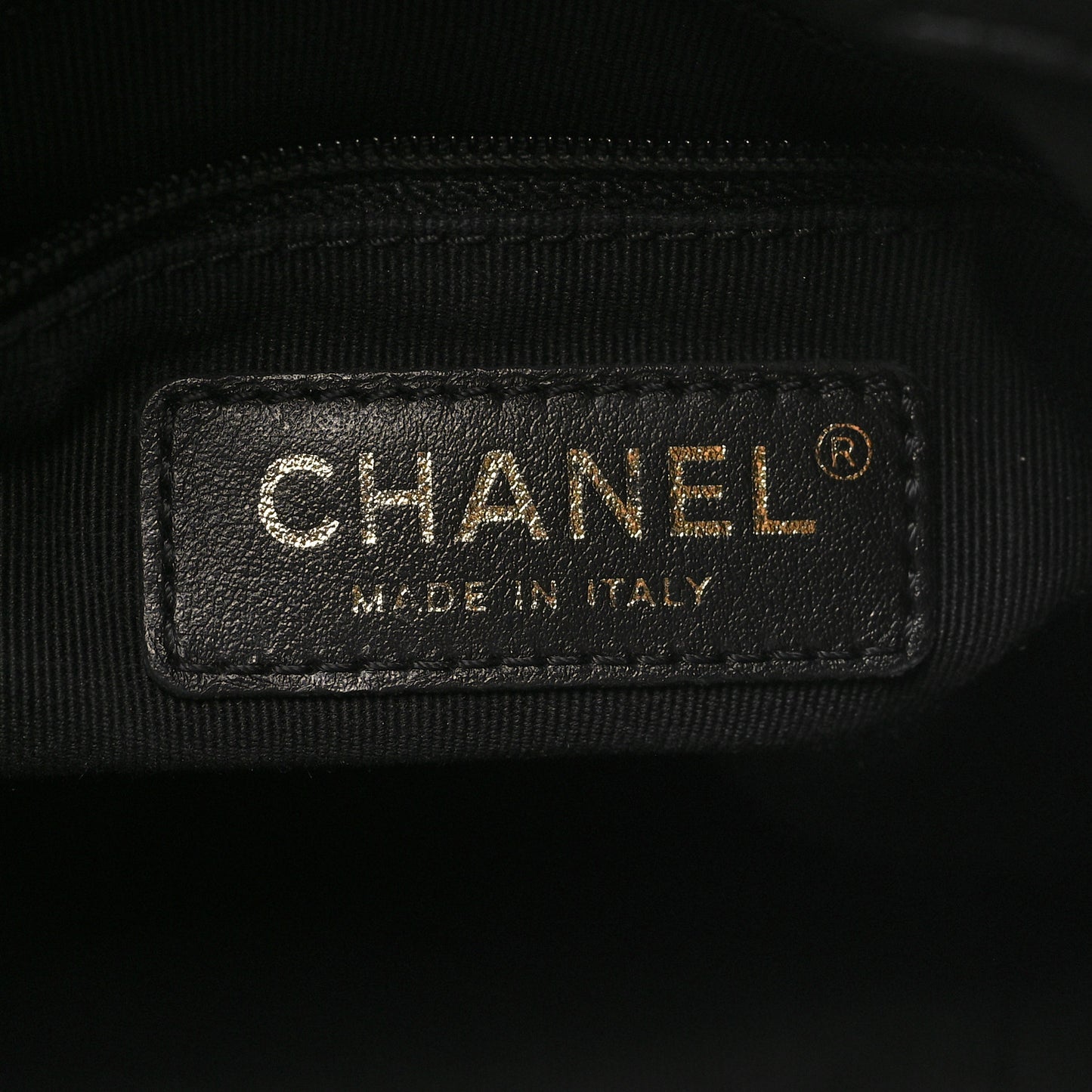Calfskin Quilted Drawstring Bucket Bag Black