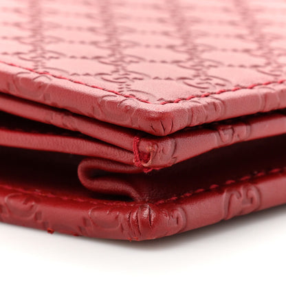 Gucci Microguccissima Crossbody Wallet Red 9 of 10