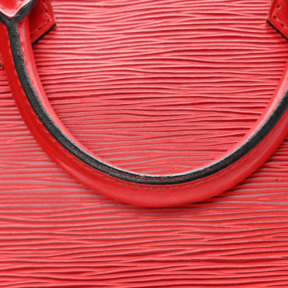 Louis Vuitton Epi Speedy 35 Castillan Red 13 of 15