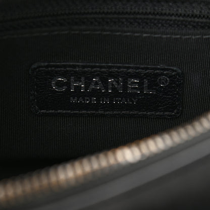 Chanel Aged Calfskin Chevron Quilted Small Gabrielle Hobo So Black 6 of 10