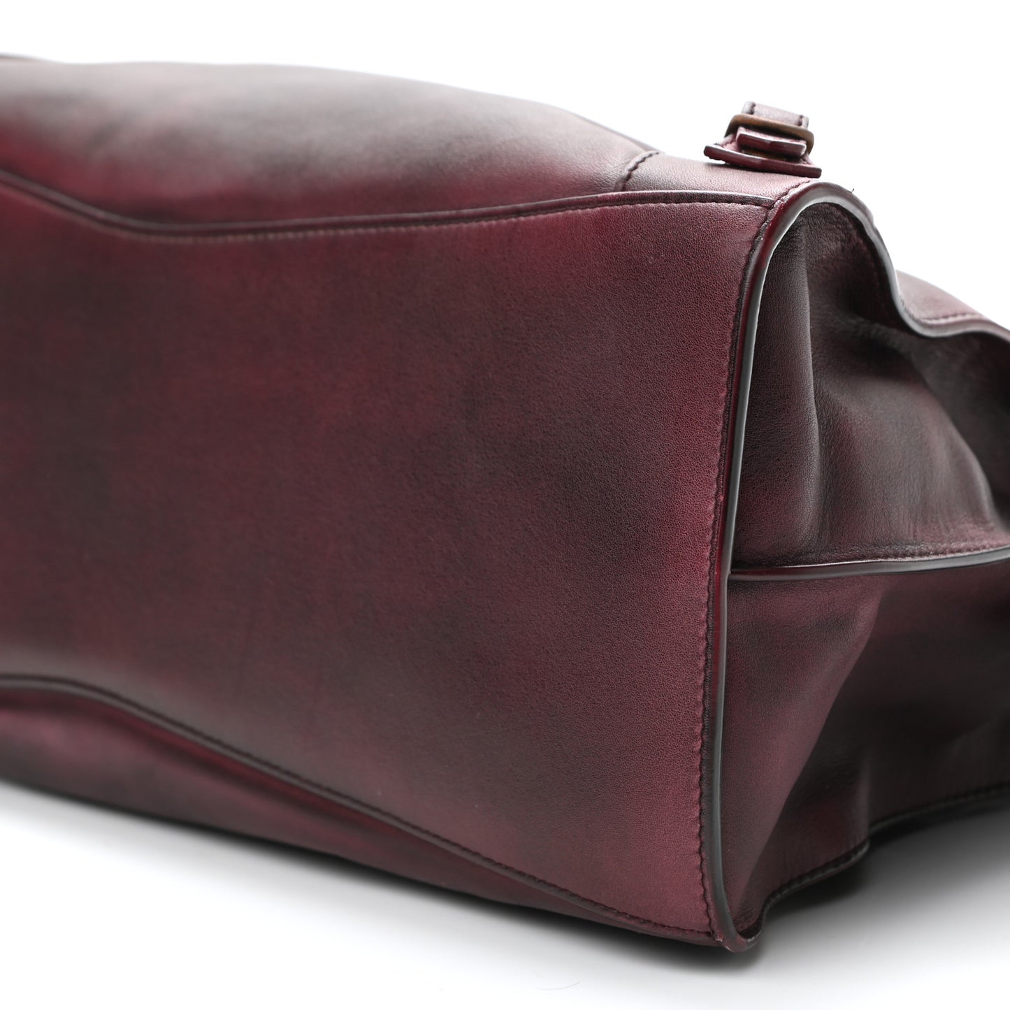 Used Calfskin Rust Hardware Neo Classic City Burgundy