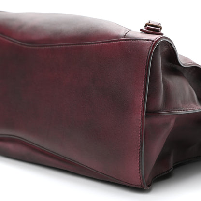 Balenciaga Used Calfskin Rust Hardware Neo Classic City Burgundy 9 of 21