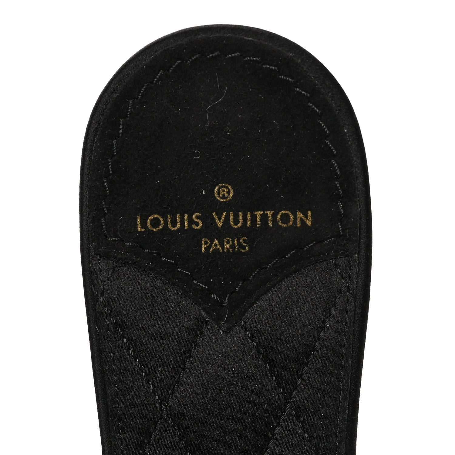 Louis Vuitton Fur Crystal LV Marilyn Flat Mule 36 Black 7 of 7