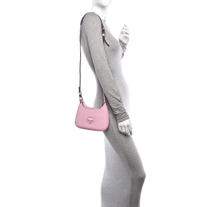 Versace Calfskin La Medusa Small Hobo Crossbody Pink 2 of 12
