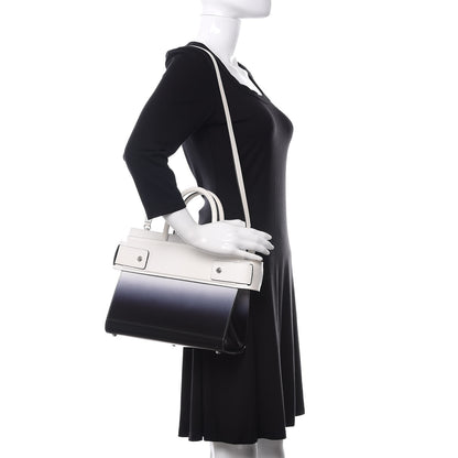Givenchy Smooth Calfskin Small Degrade Horizon Satchel White Purple 2 of 10