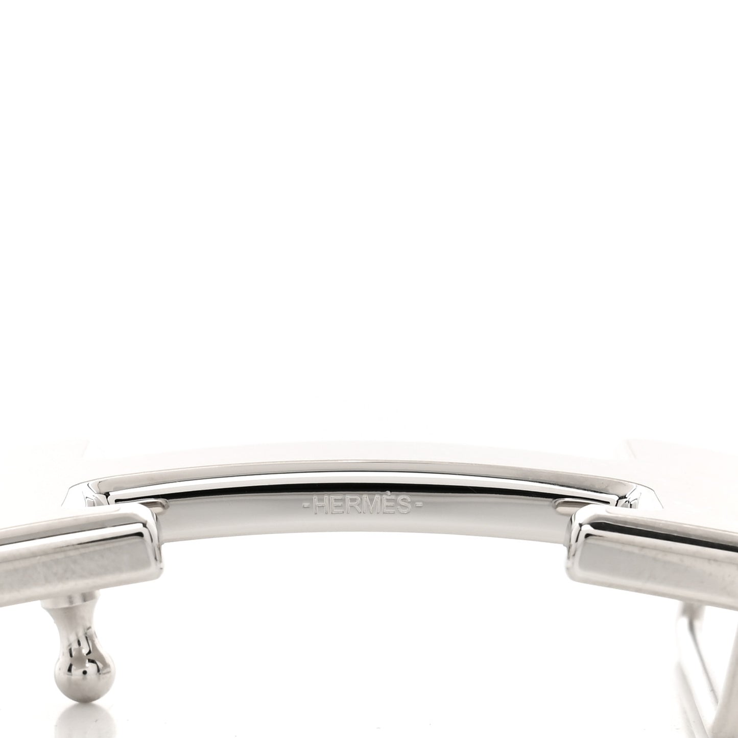 Brushed Palladium 32mm Pegase H Belt Buckle