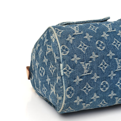 Louis Vuitton Monogram Denim Neo Speedy Blue 8 of 10