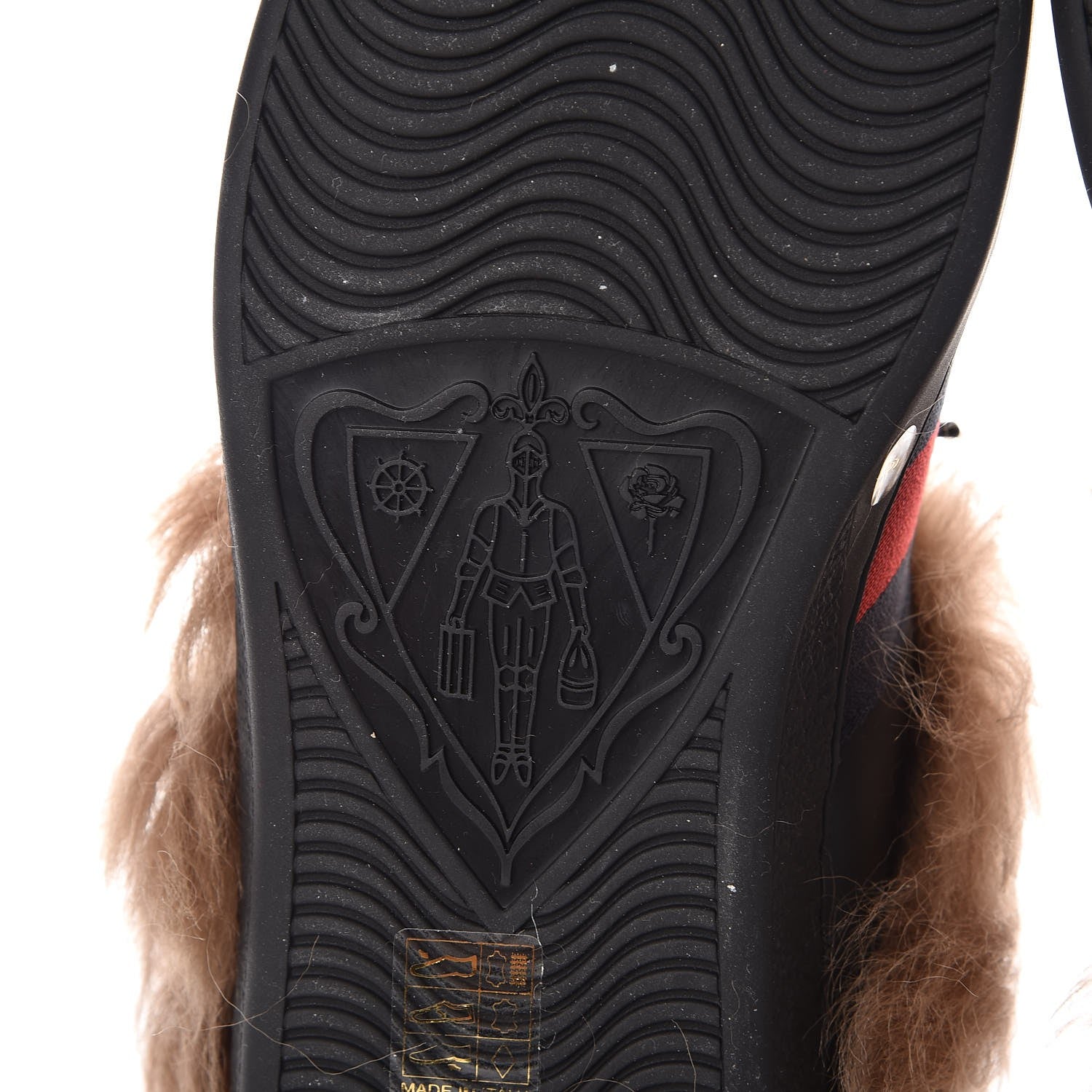 Gucci Calfskin Wool Web Bee Embroidered Mens Ace Sneakers 6 Black 6 of 9