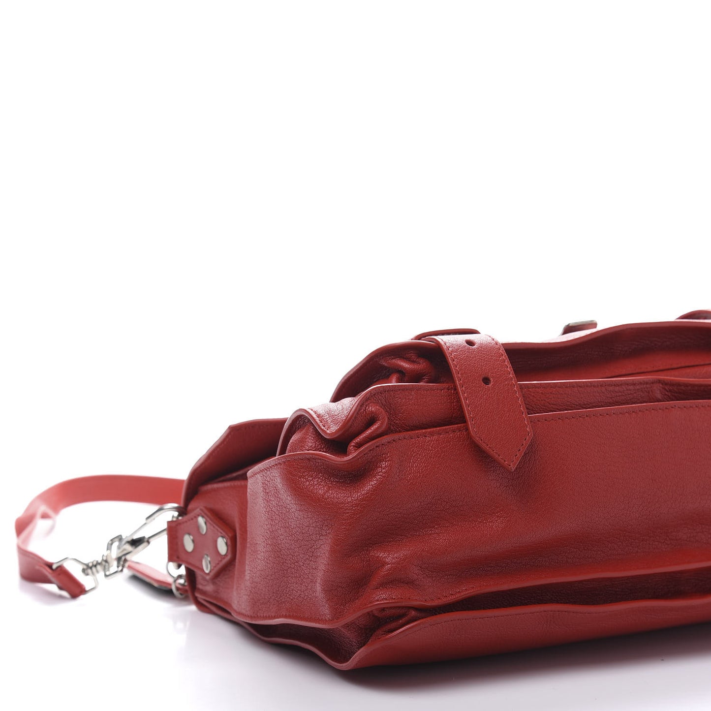 Lambskin Medium PS1 Satchel True Red