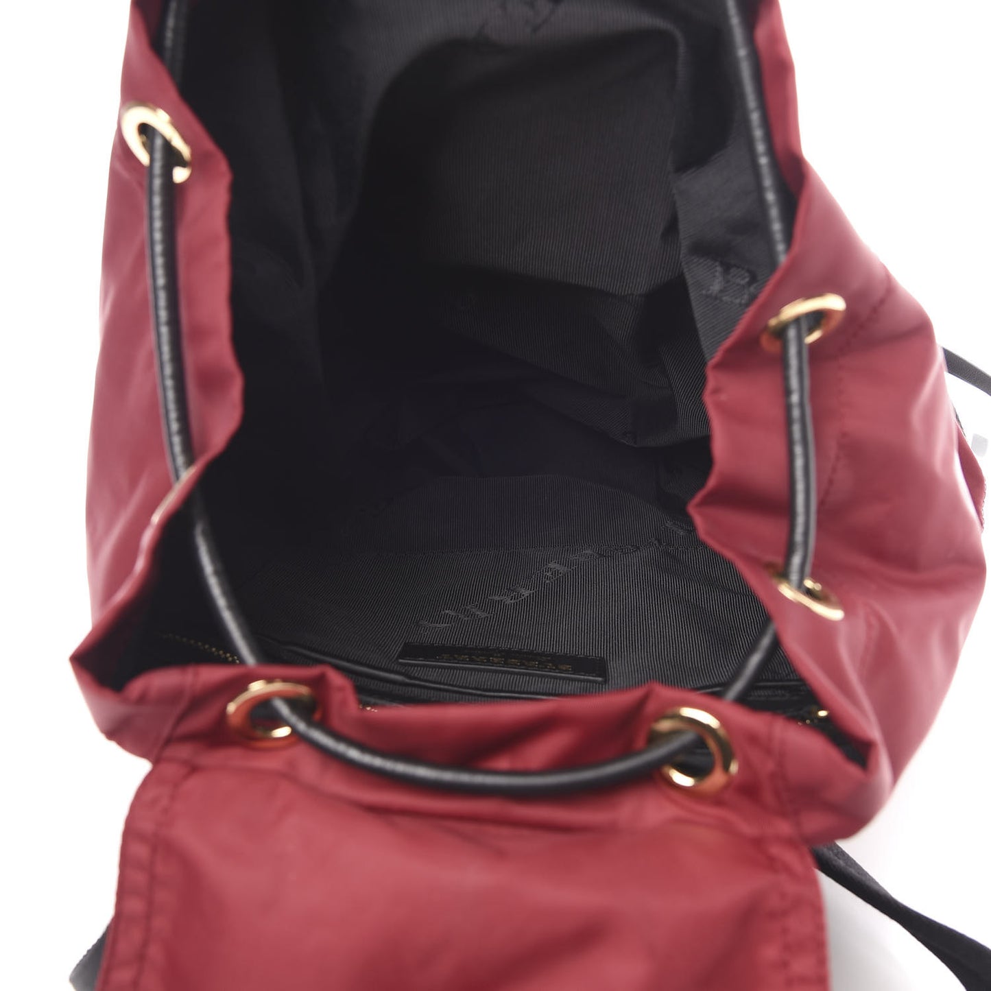 Nylon Medium Rucksack Backpack Crimson Red