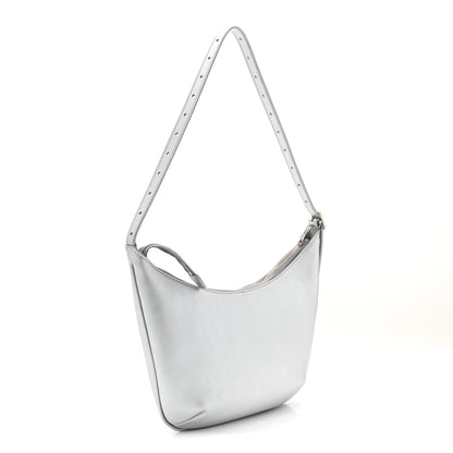 Balenciaga Metallic Calfskin Mary Kate Shoulder Bag Silver 3 of 10