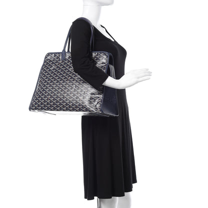 Goyard Goyardine Sac Hardy Pet Carrier PM Navy 2 of 9