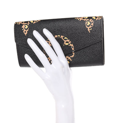 Louis Vuitton Monogram Giant Jungle Sarah Wallet Black 2 of 8