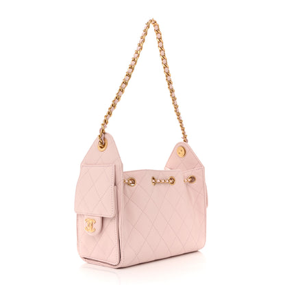 Chanel Caviar Quilted Mini Chanel 25 Handbag Light Pink 3 of 11