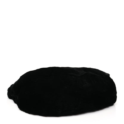 Chanel Rabbit Fur Hobo Black 4 of 9