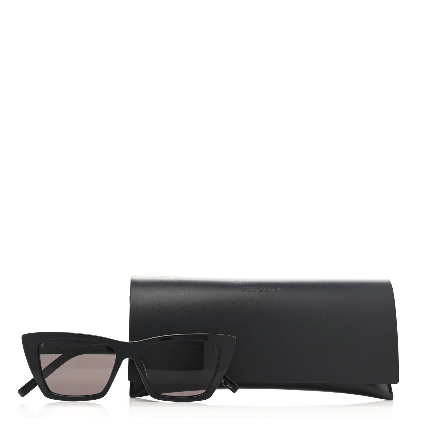 Acetate Mica Cat Eye Sunglasses SL 276 Black