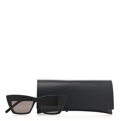 Saint Laurent Acetate Mica Cat Eye Sunglasses SL 276 Black 8 of 8