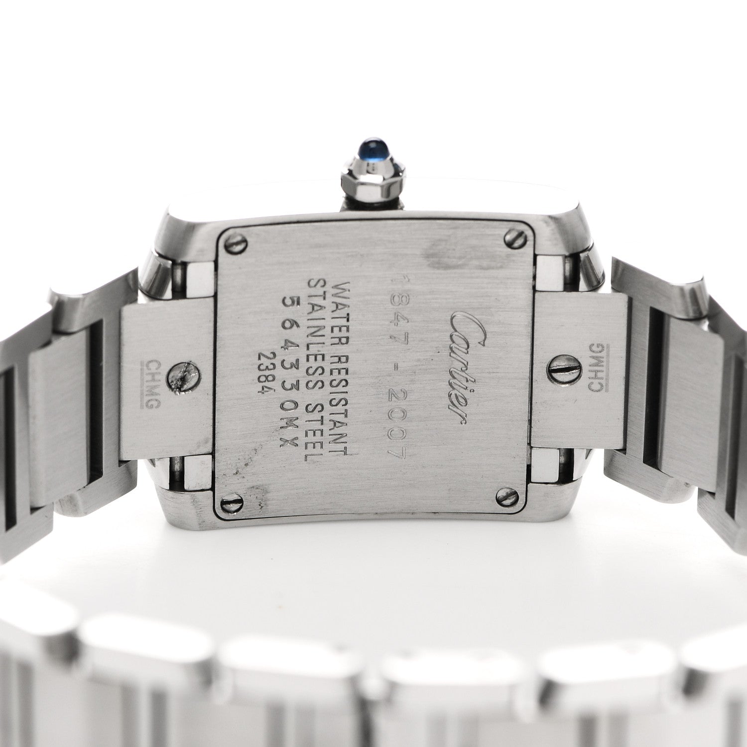 Cartier Stainless Steel 20mm Tank Francaise 160th Anniversary Quartz Watch 4 of 5