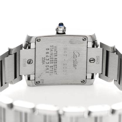 Cartier Stainless Steel 20mm Tank Francaise 160th Anniversary Quartz Watch 4 of 5