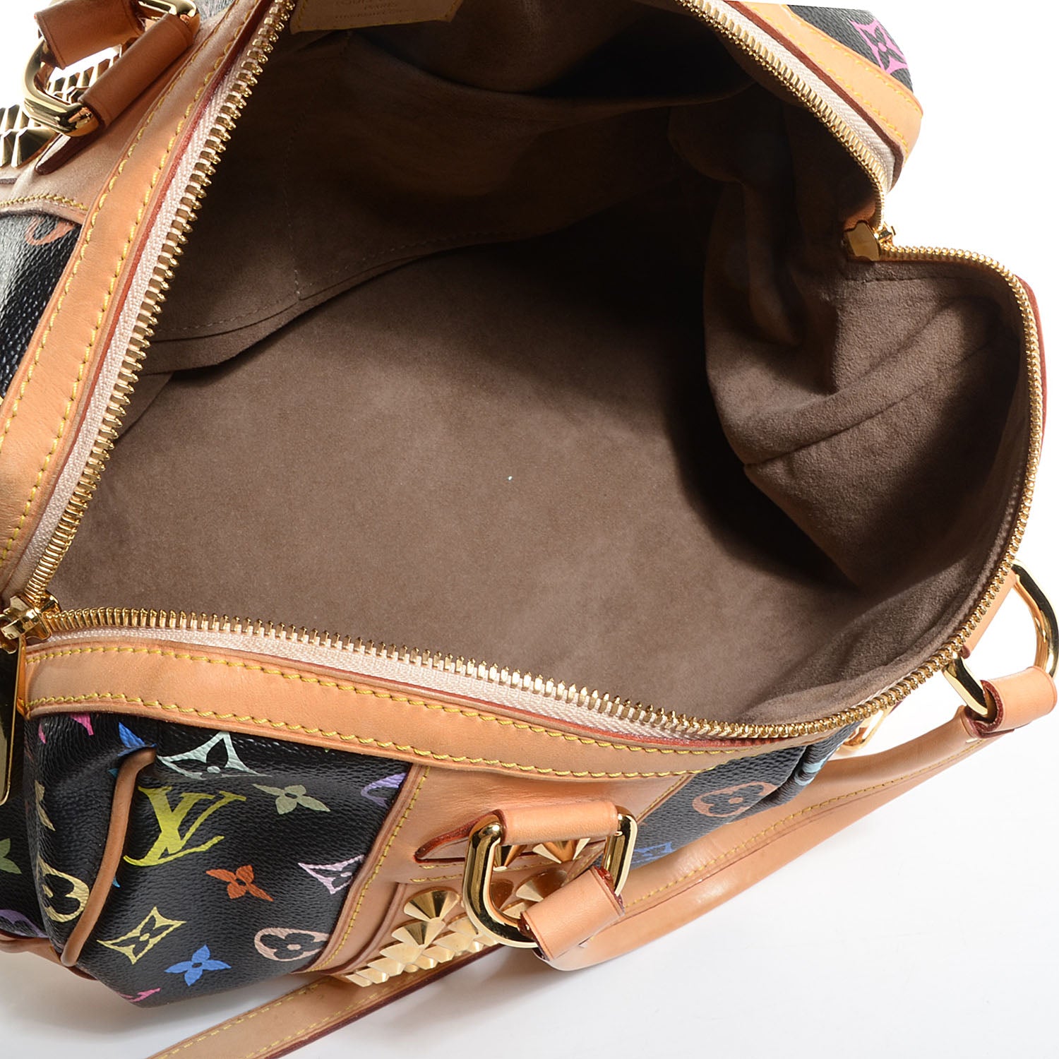 Louis Vuitton Monogram Multicolor Courtney MM Black 5 of 7