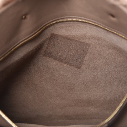 Balenciaga Shearling Papier B4 Zip Around Tote Marron 9 of 12