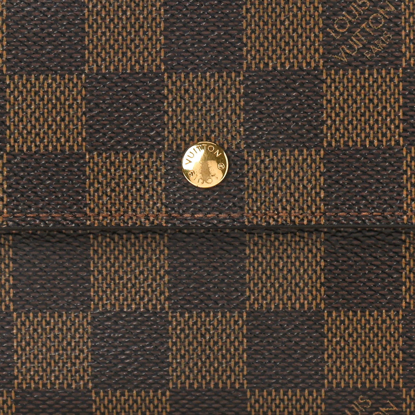 LOUIS VUITTON Damier Ebene Porte Tresor Etui Papier Wallet