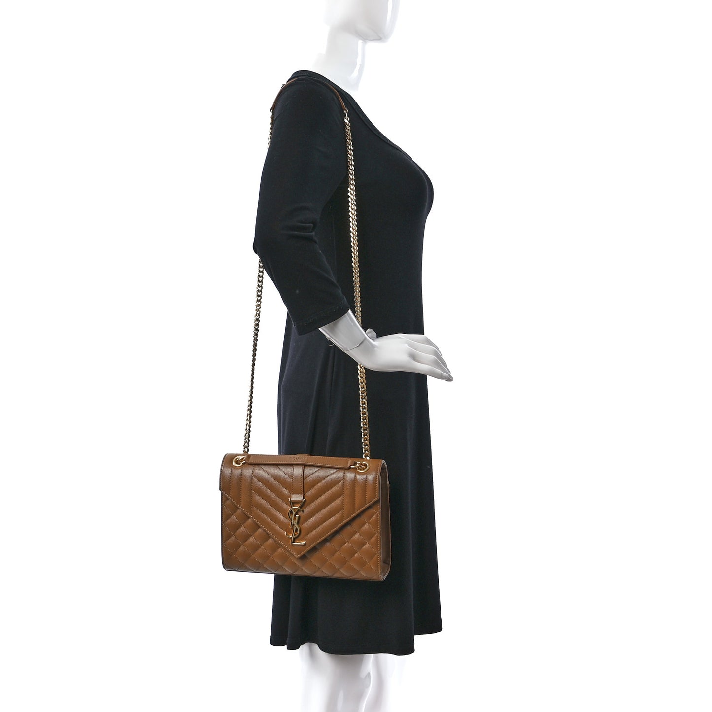 Grain De Poudre Textured Mixed Matelasse Triquilt Medium Monogram Satchel Dune