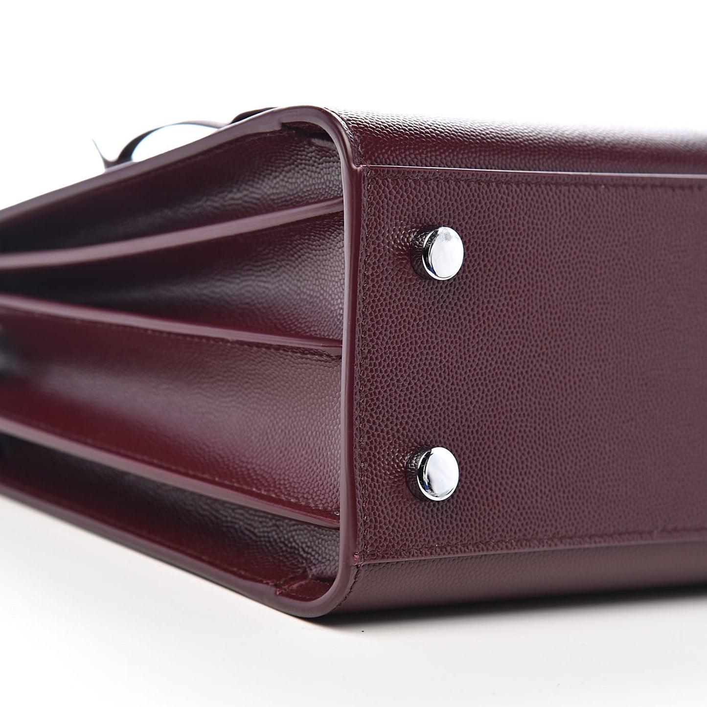 Grained Calfskin Small Sac De Jour Bag Rouge Legion