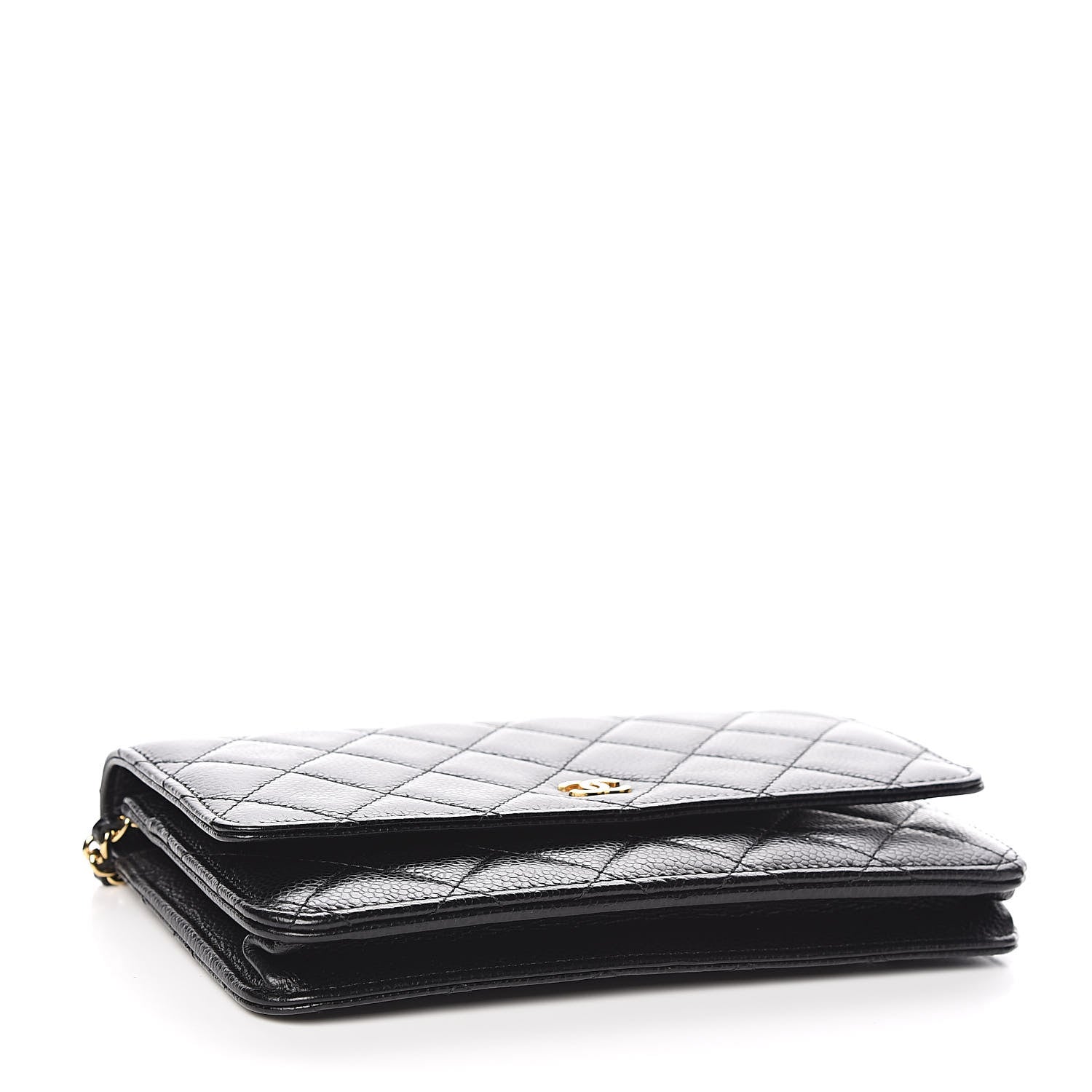 Chanel Caviar Quilted Wallet On Chain WOC Black 4 of 12