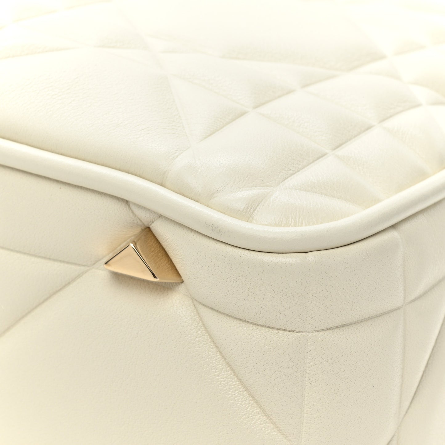 Calfskin Cannage Small The Lady 95.22 Ivory