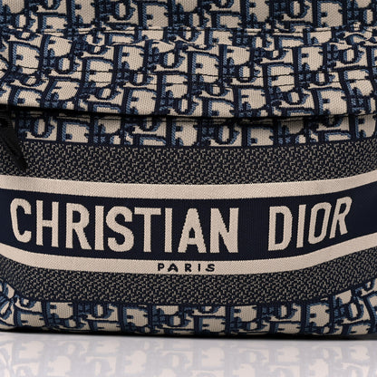 Christian Dior Oblique Diortravel Backpack Blue 6 of 9