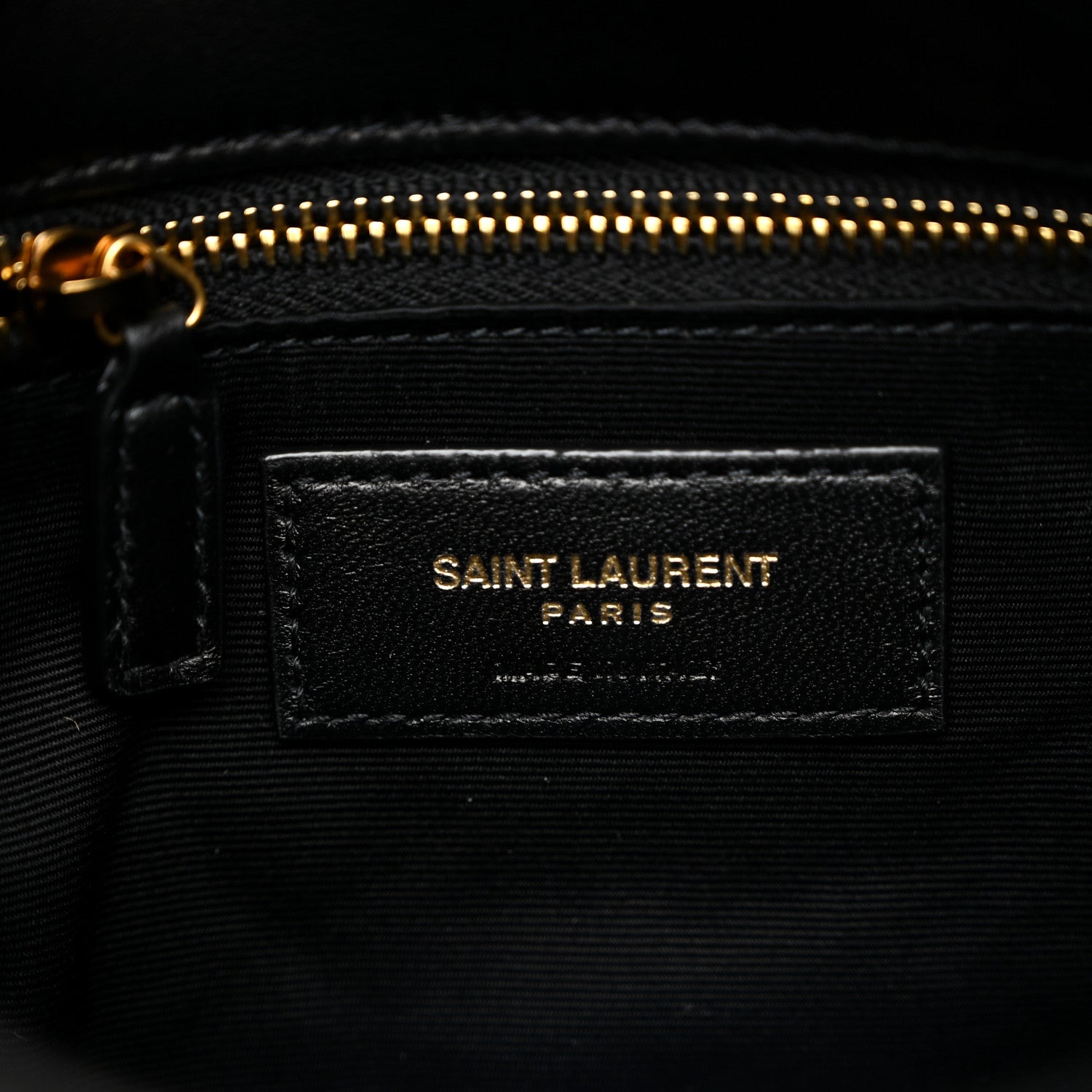 Saint Laurent Lambskin Quilted Toy Loulou Puffer Monogram Chain Satchel Black 6 of 11