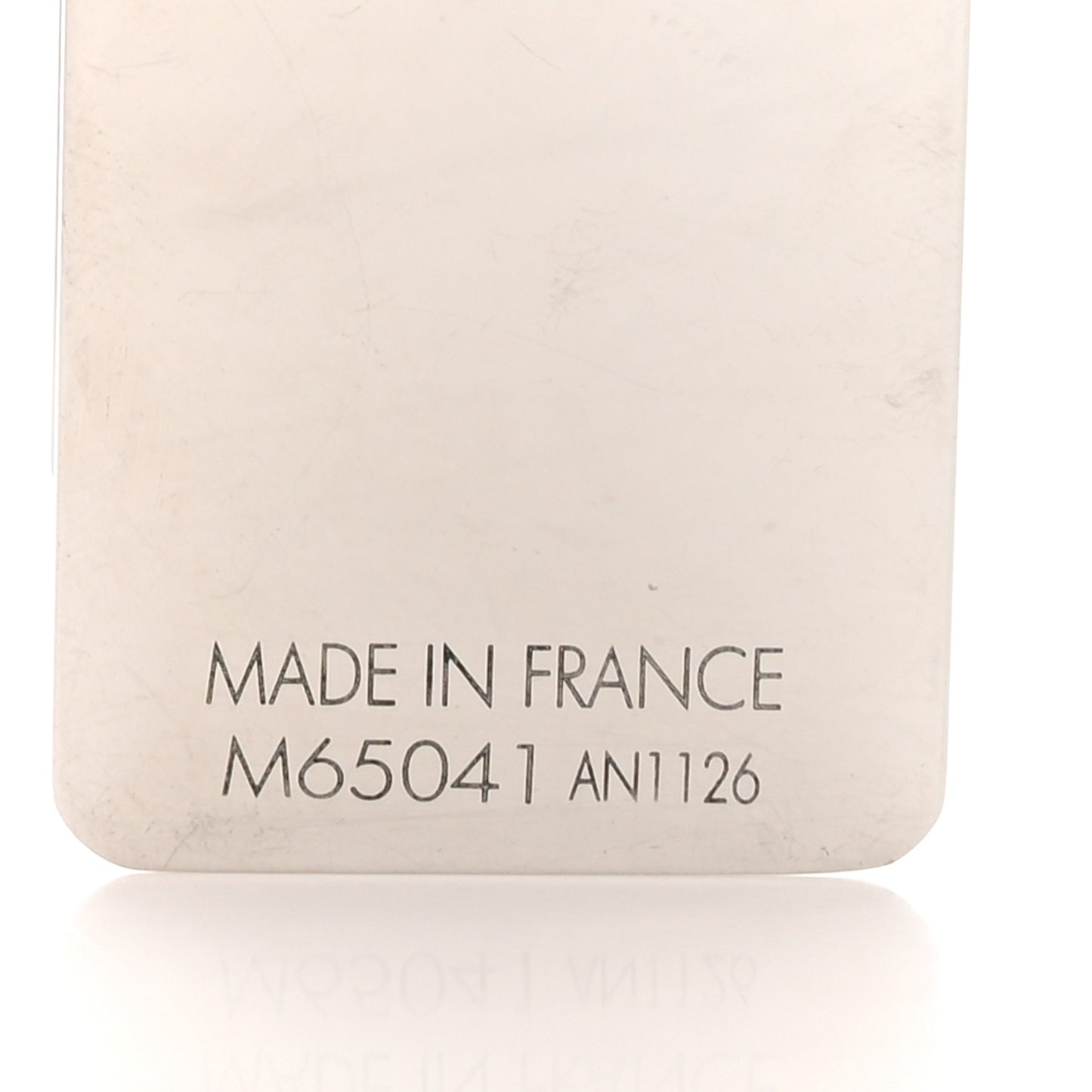 Metal Champs Elysees Money Clip Silver