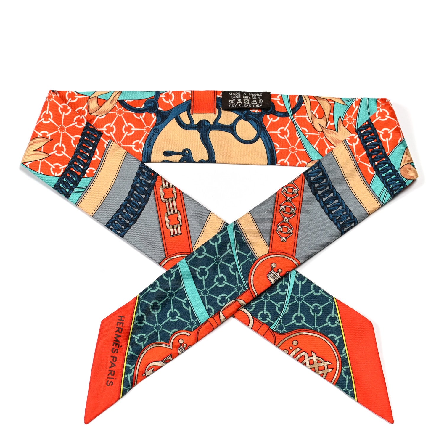 Hermes Silk La Promenade Du Matin Twilly 1 of 4