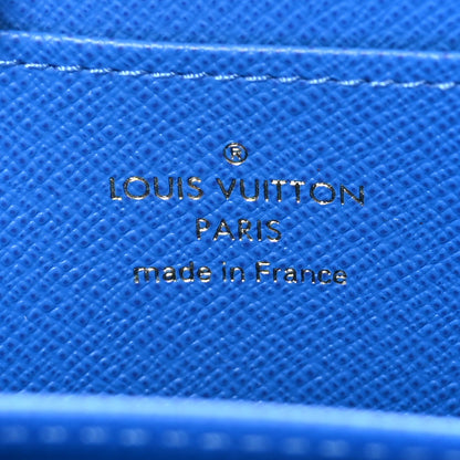 Louis Vuitton Damier Ebene 2019 Christmas Animation Zippy Coin Purse Blue 6 of 7