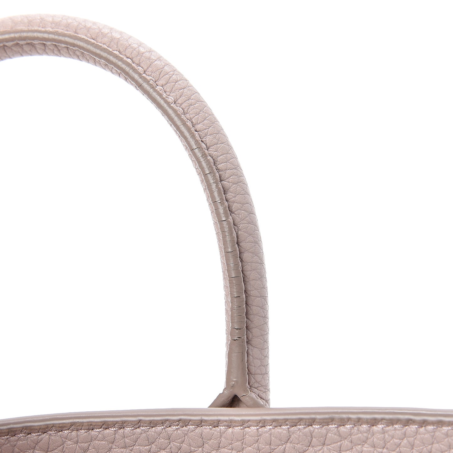 Grained Calfskin Nano Sac De Jour Souple Nude