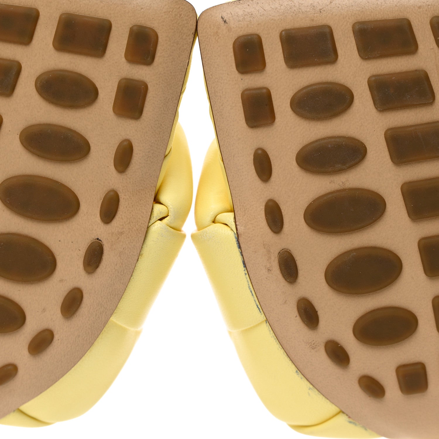 Bottega Veneta Nappa Maxi Intrecciato Lido 90mm Mule Sandals 39 Lemonade 8 of 8