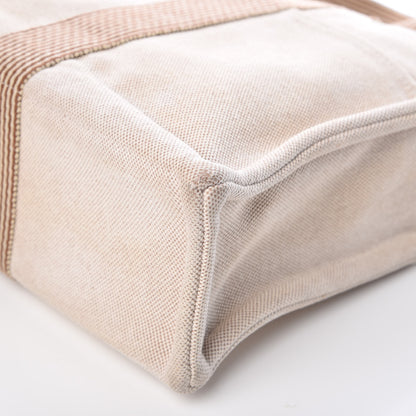 Hermes Canvas Fourre Tout MM Brown 10 of 18