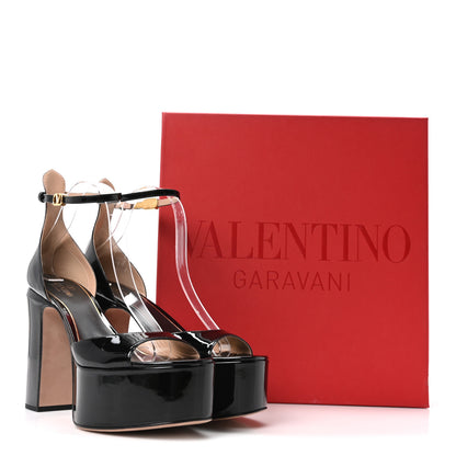 Valentino Garavani Patent Tan-Go 50/120mm Platform Pumps 40 Black 10 of 10