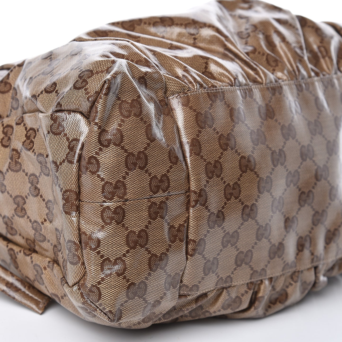 Crystal Monogram Medium Hysteria Tote Brown