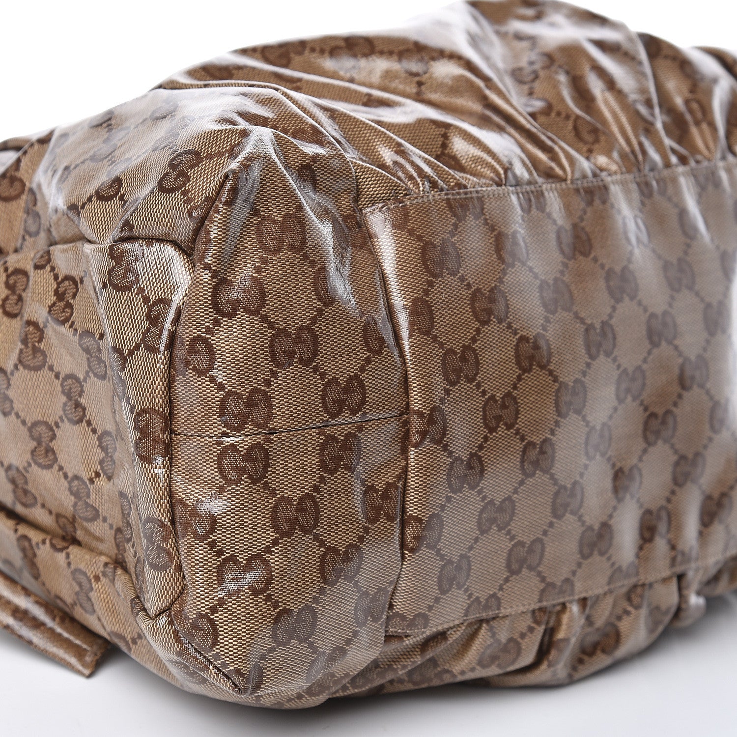 Gucci Crystal Monogram Medium Hysteria Tote Brown 8 of 10