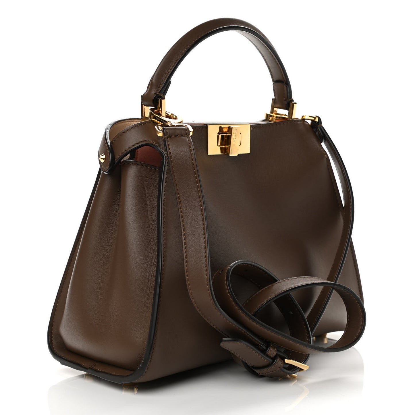 Vitello Tahiti Burro Bi-Color Medium Peekaboo Iconic Essentially Satchel Maya Camelia Confetto