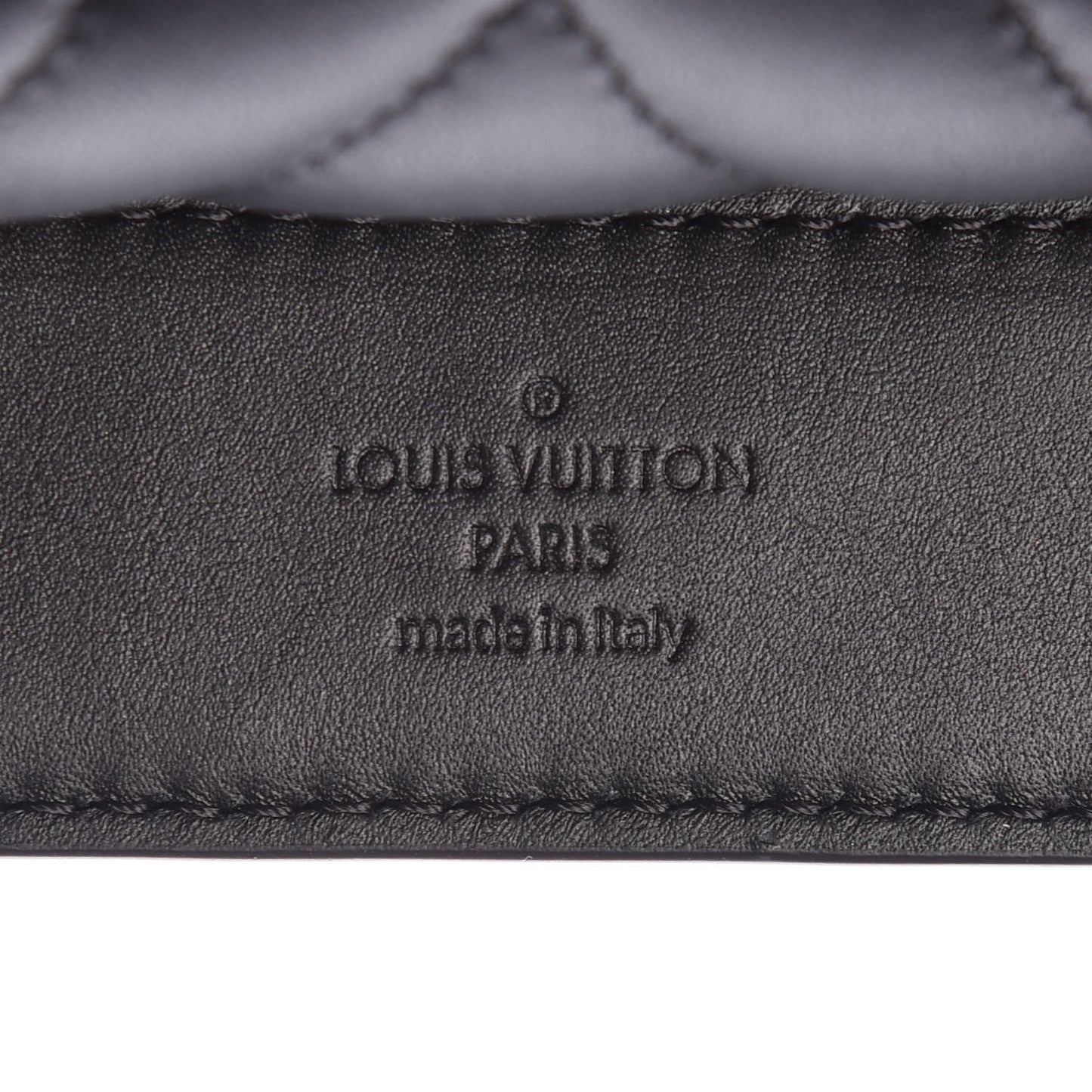 Calfskin Embroidered New Wave Chain MM Black