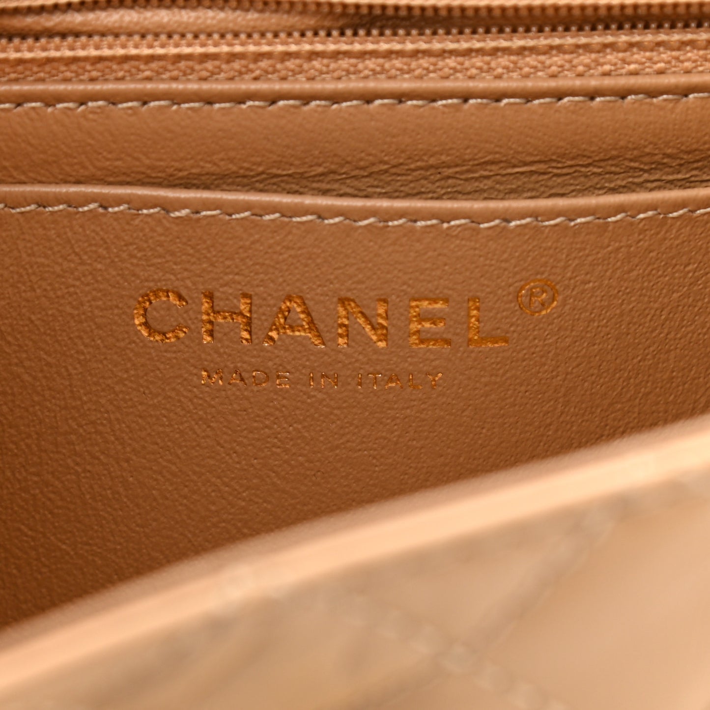 Aged Calfskin Quilted 2.55 Reissue Mini Flap Beige